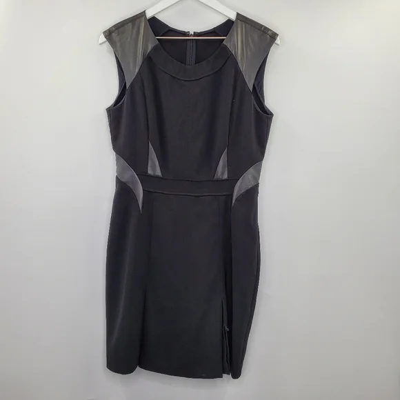 The Kooples | Dresses | The Kooples Leather Panel Sheath Dress Black Lbd Career Cocktail Sexy | Poshmark The Kooples | Dresses | The Kooples Leather Panel Sheath Dress Black Lbd Career Cocktail Sexy | Poshmark